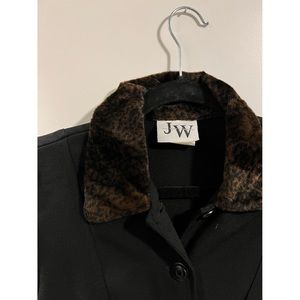 Vintage fur collar jacket